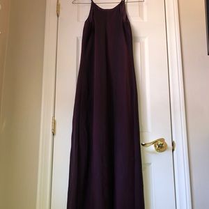 90’s Purple Maxi Dress